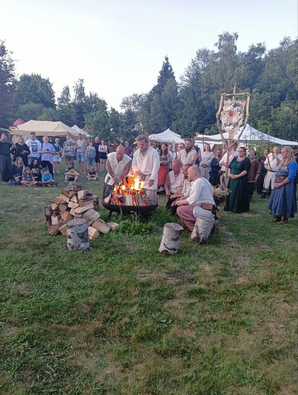 Feuerweihe der Gemeinschaft